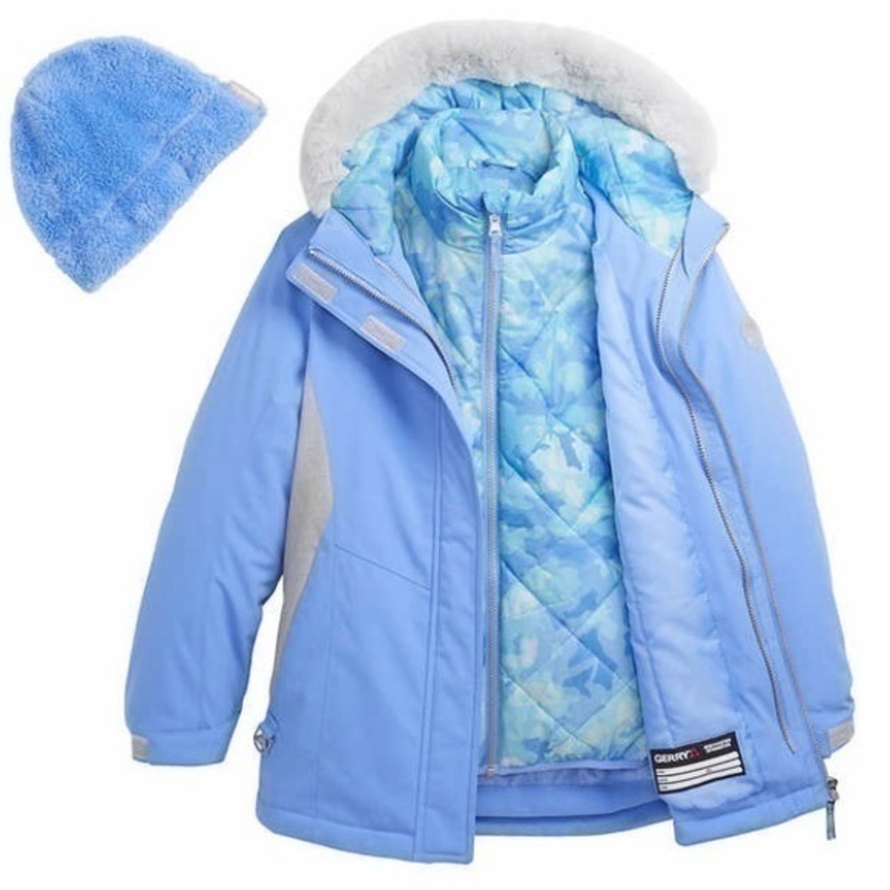 Gerry System Jacket - Two Jackets Worn Three Ways - Light Blue - Size 10/12- NWT
